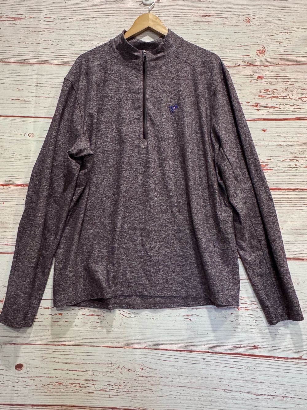 Lululemon Surge Warm 1/2 Zip in Heathered Black Cherry Sz XXL